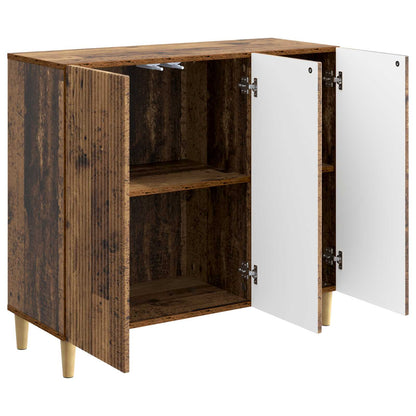 Sideboard Gammalt trä 89 x 34,5 x 80 cm Konstruerat trä
