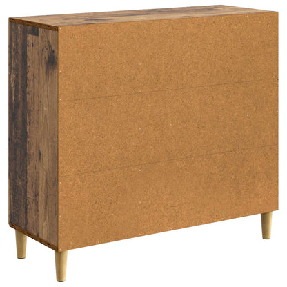 Sideboard Gammalt trä 89 x 34,5 x 80 cm Konstruerat trä