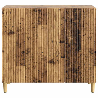 Sideboard Gammalt trä 89 x 34,5 x 80 cm Konstruerat trä
