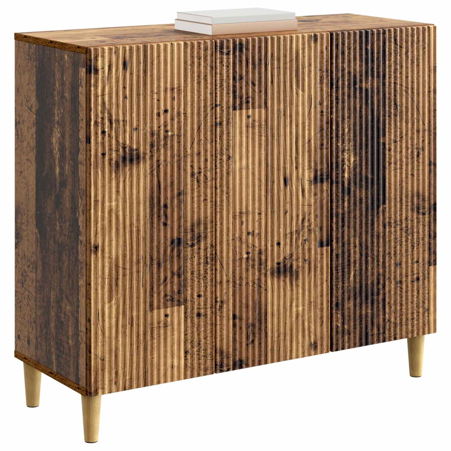 Sideboard Gammalt trä 89 x 34,5 x 80 cm Konstruerat trä