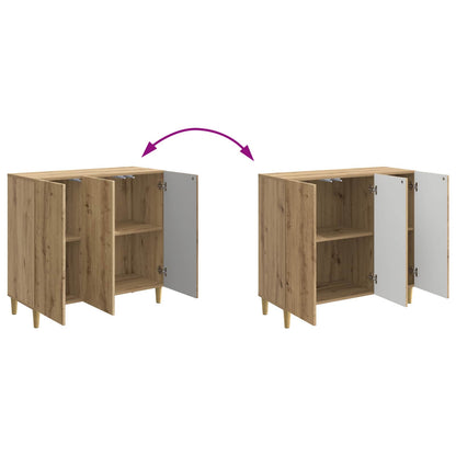 Sideboard Artisan-ek 89 x 34,5 x 80 cm Konstruerat trä