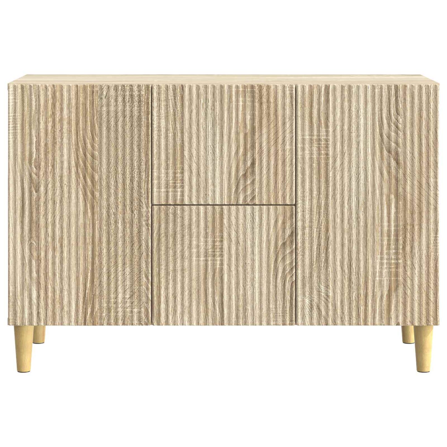 Sideboard med låda Sonoma-ek 89 x 34,5 x 60 cm Konstruerat trä