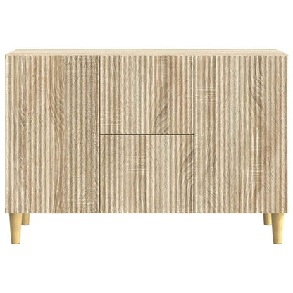 Sideboard med låda Sonoma-ek 89 x 34,5 x 60 cm Konstruerat trä