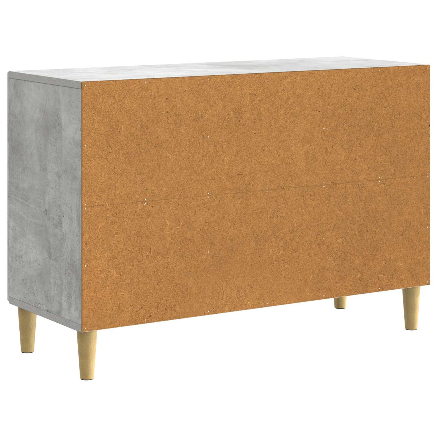 Sideboard med låda Betonggrå 89 x 34,5 x 60 cm Konstruerat trä