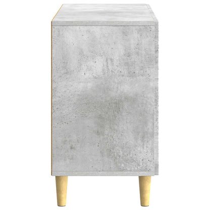 Sideboard med låda Betonggrå 89 x 34,5 x 60 cm Konstruerat trä