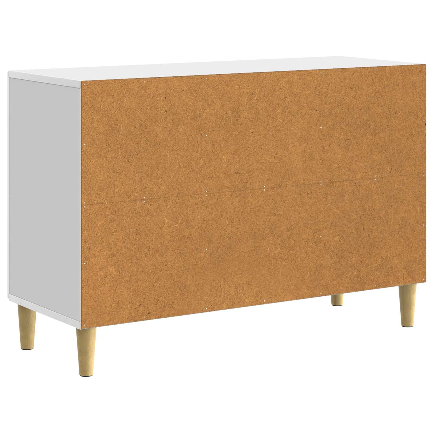 Sideboard Vit högglans 89 x 34,5 x 60 cm Konstruerat trä