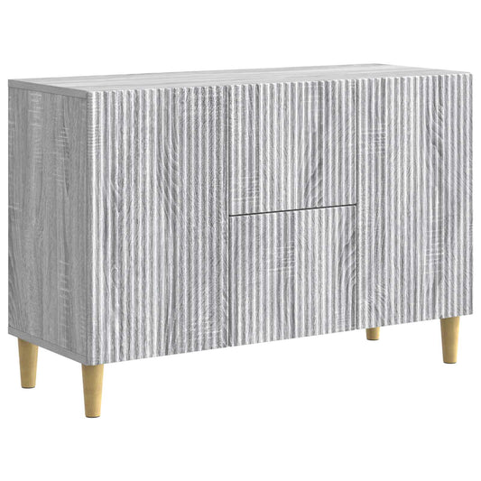 Sideboard Grå sonoma-ek 89 x 34,5 x 60 cm Konstruerat trä