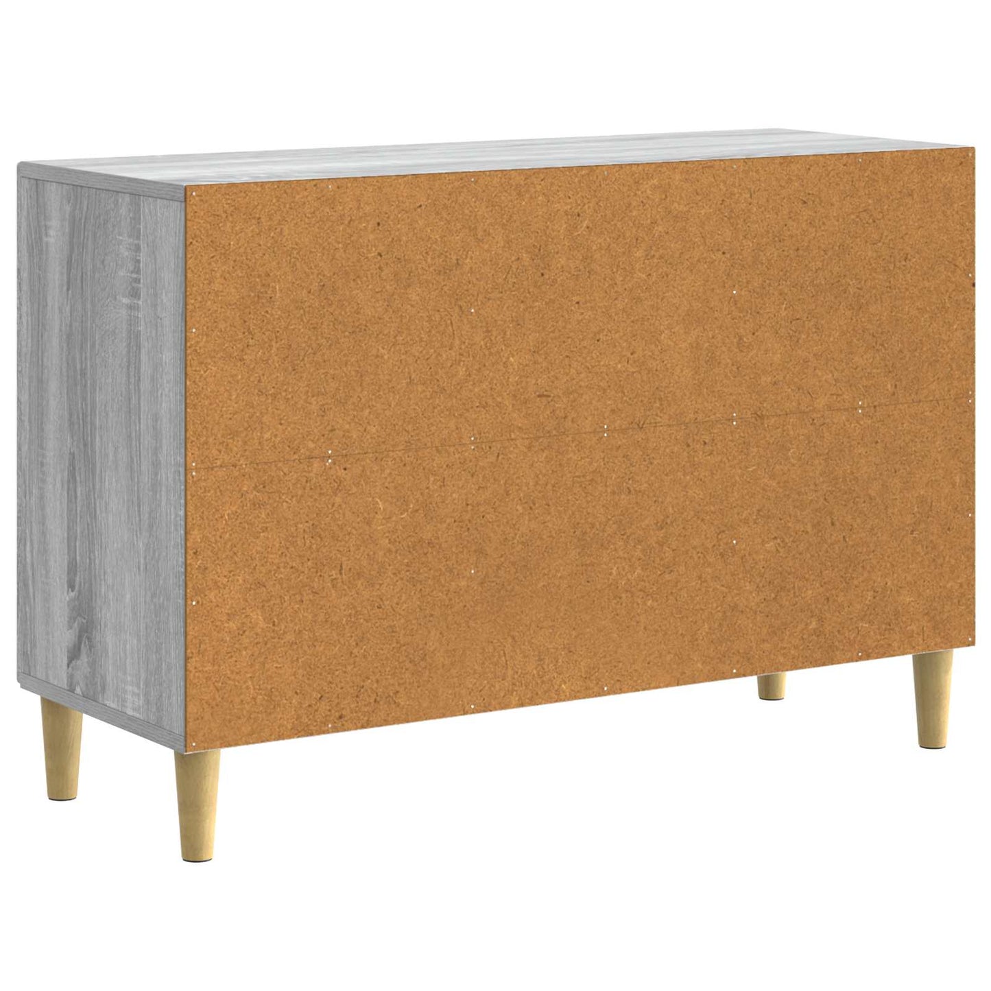 Sideboard Grå sonoma-ek 89 x 34,5 x 60 cm Konstruerat trä
