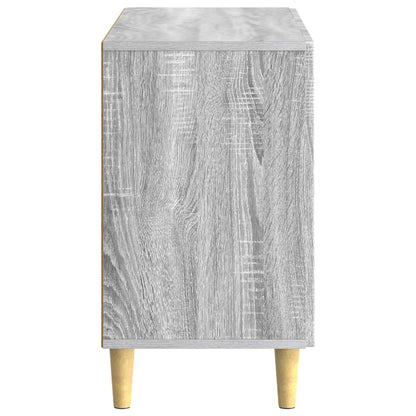 Sideboard Grå sonoma-ek 89 x 34,5 x 60 cm Konstruerat trä