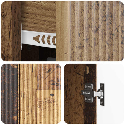 Sideboard Gammalt trä 89 x 34,5 x 60 cm Konstruerat trä