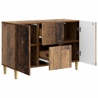 Sideboard Gammalt trä 89 x 34,5 x 60 cm Konstruerat trä