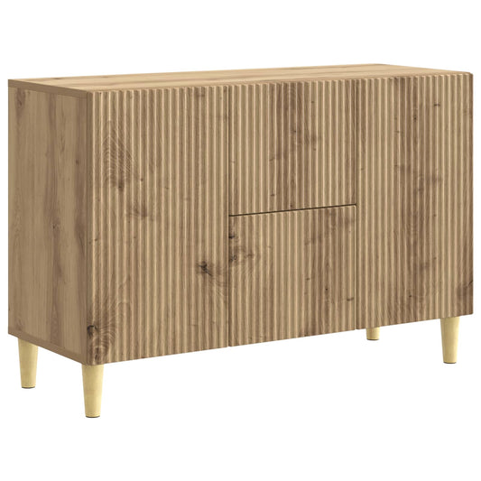 Sideboard med låda Artisan-ek 89 x 34,5 x 60 cm Konstruerat trä
