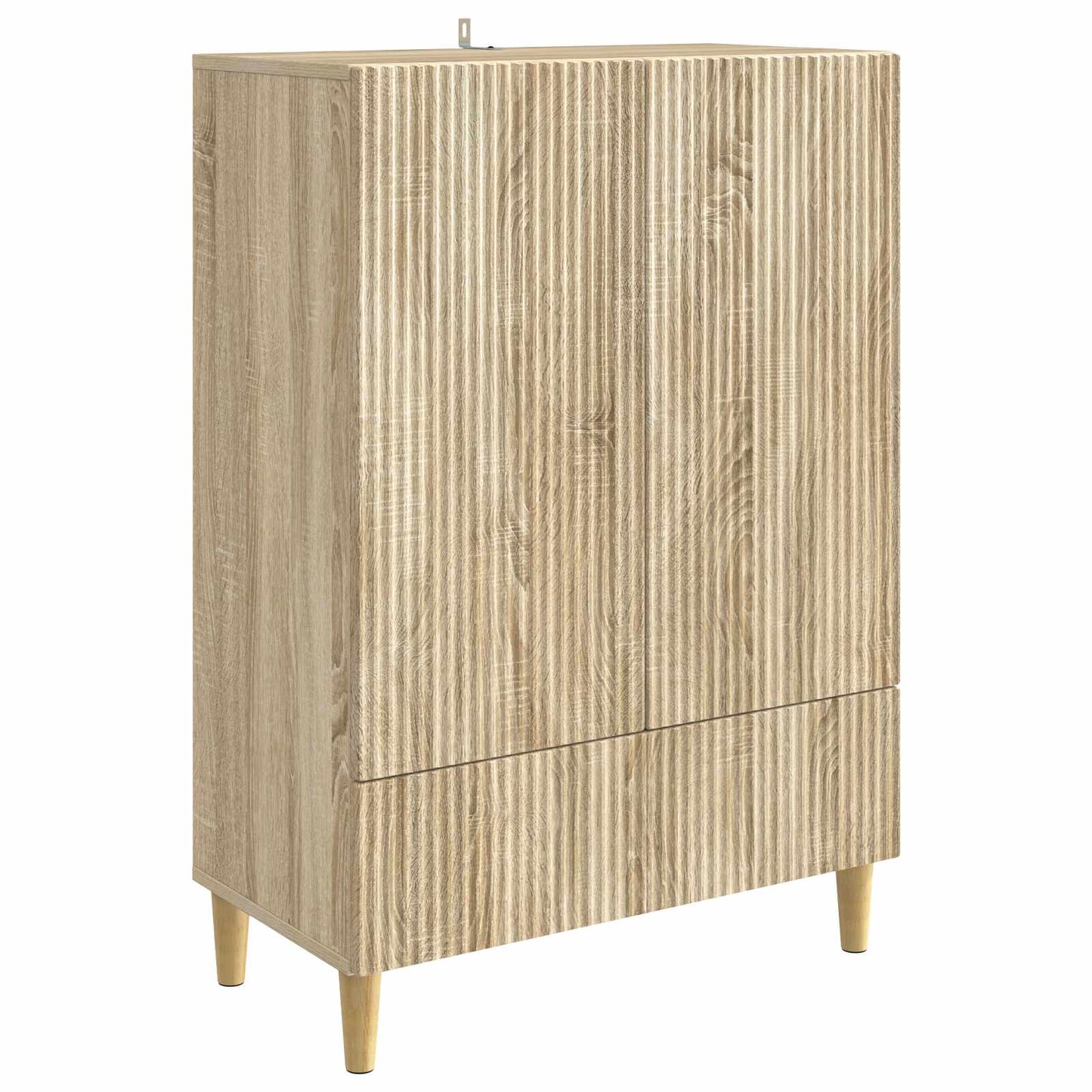 Sideboard med låda Sonoma-ek 66 x 34,5 x 95 cm Konstruerat trä