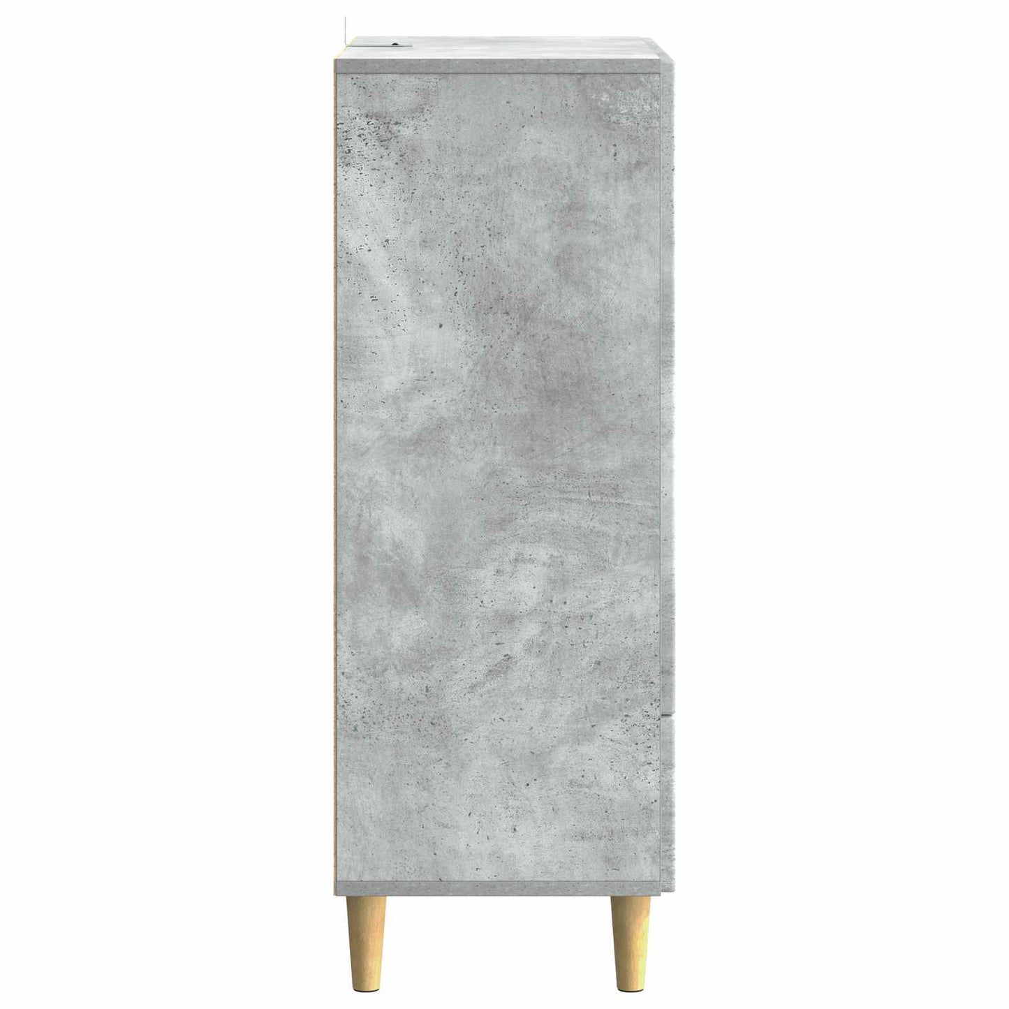 Sideboard med låda Betonggrå 66 x 34,5 x 95 cm Konstruerat trä