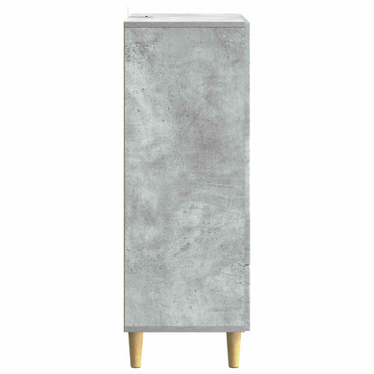 Sideboard med låda Betonggrå 66 x 34,5 x 95 cm Konstruerat trä