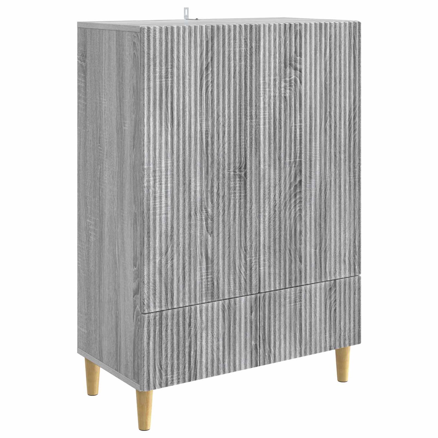 Sideboard Grå sonoma-ek 66 x 34,5 x 95 cm Konstruerat trä