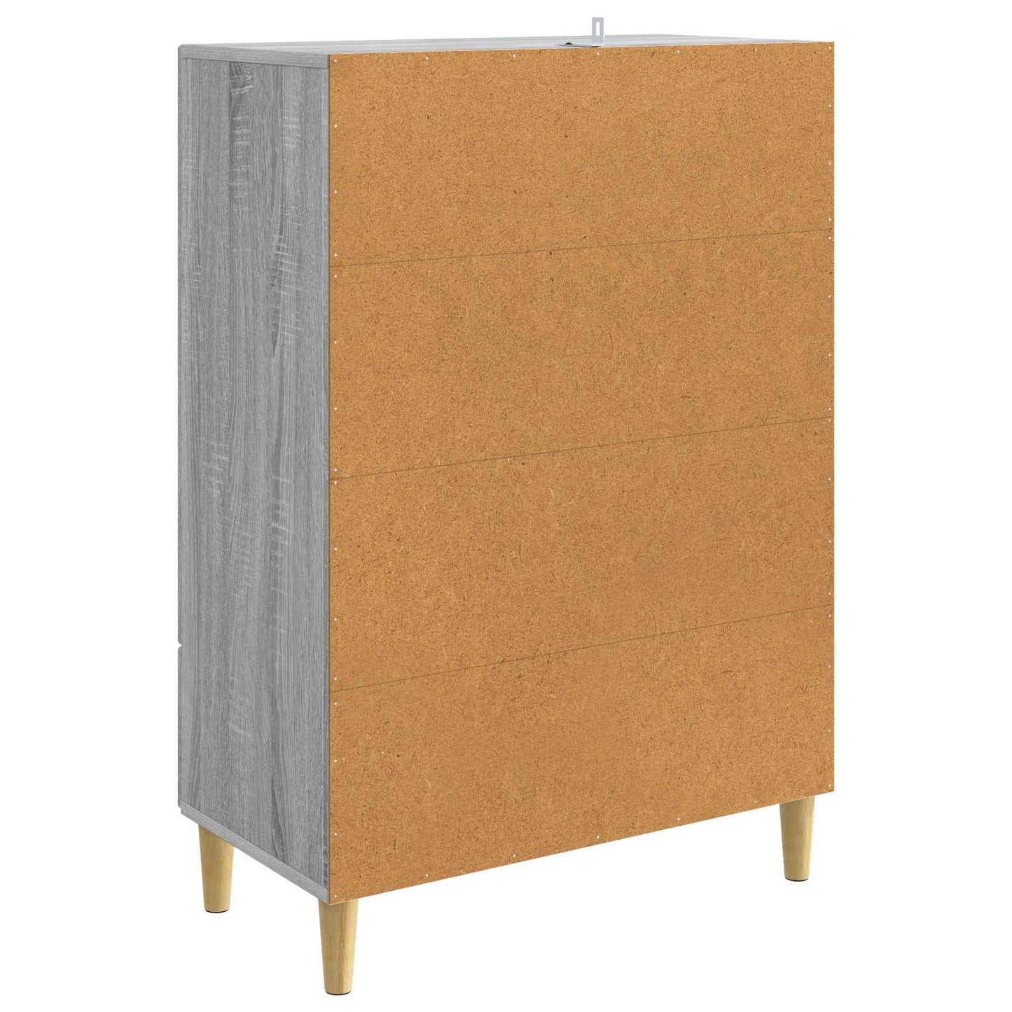 Sideboard Grå sonoma-ek 66 x 34,5 x 95 cm Konstruerat trä
