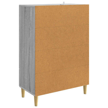 Sideboard Grå sonoma-ek 66 x 34,5 x 95 cm Konstruerat trä