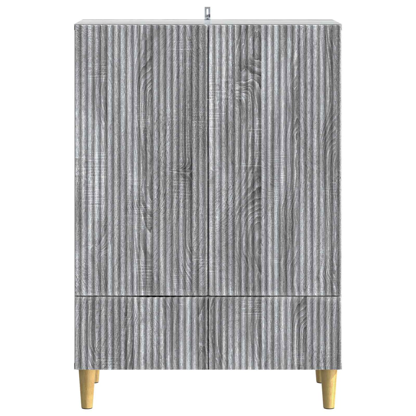 Sideboard Grå sonoma-ek 66 x 34,5 x 95 cm Konstruerat trä