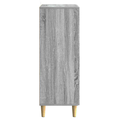 Sideboard Grå sonoma-ek 66 x 34,5 x 95 cm Konstruerat trä