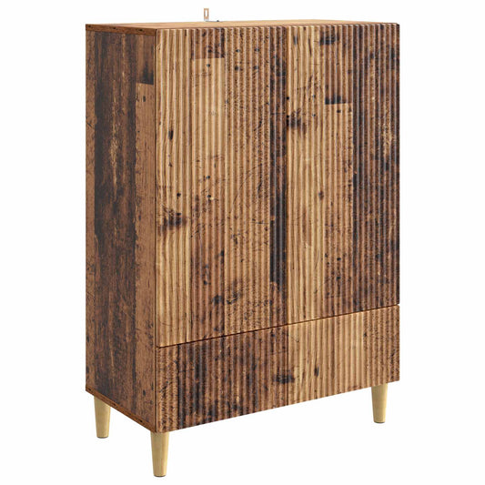 Sideboard Gammalt trä 66 x 34,5 x 95 cm Konstruerat trä