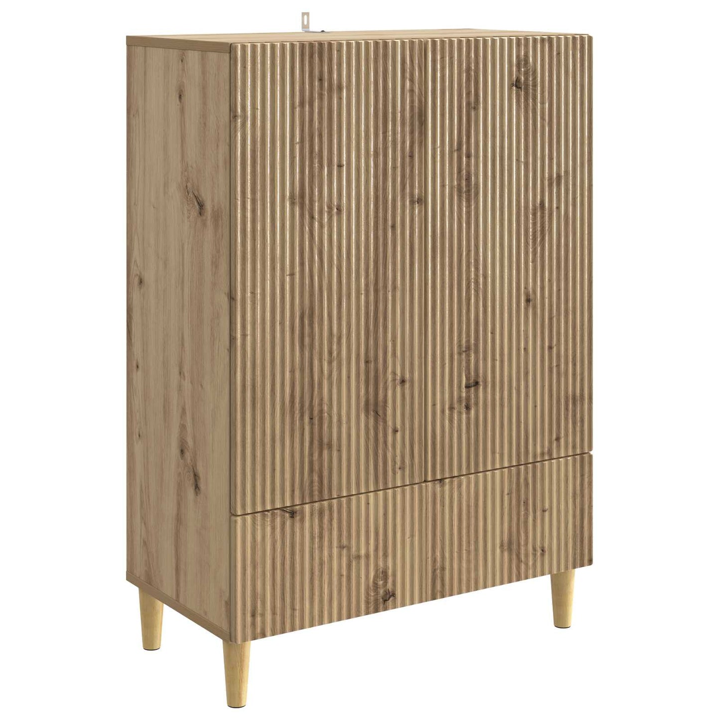 Sideboard med låda Artisan-ek 66 x 34,5 x 95 cm Konstruerat trä