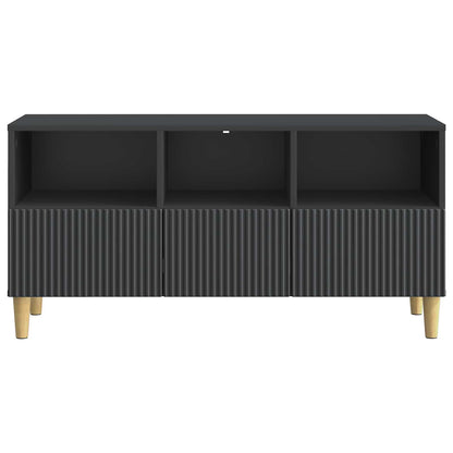 TV-skåp med låda Svart 102 x 34,5 x 50 cm Konstruerat trä