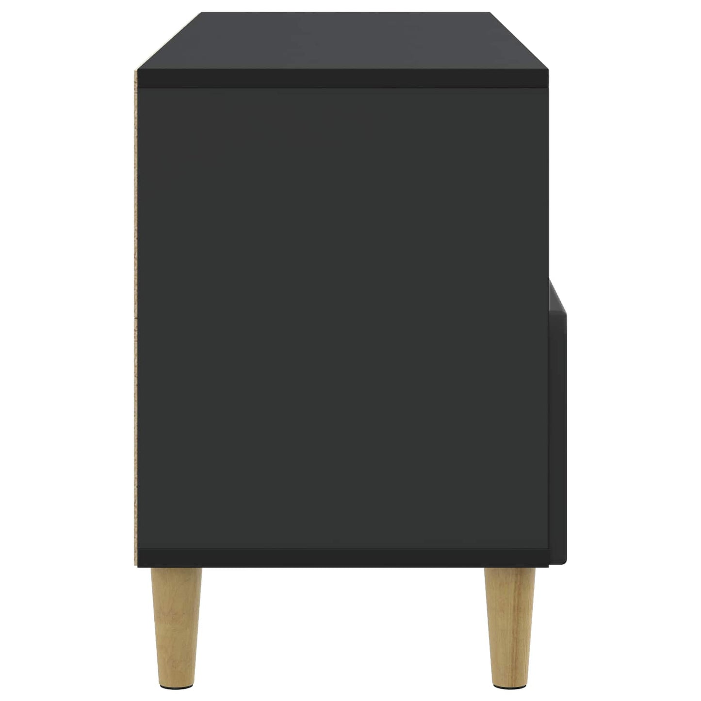 TV-skåp med låda Svart 102 x 34,5 x 50 cm Konstruerat trä