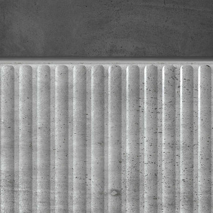 TV-skåp med låda Betonggrå 102 x 34,5 x 50 cm Konstruerat trä