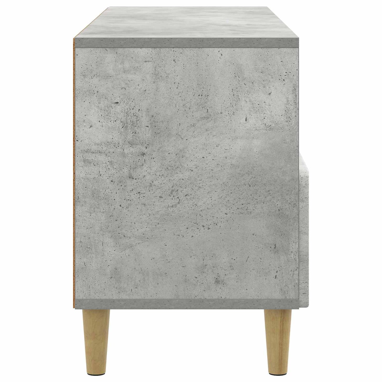 TV-skåp med låda Betonggrå 102 x 34,5 x 50 cm Konstruerat trä