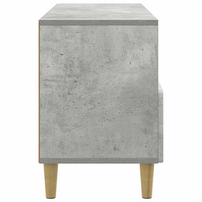 TV-skåp med låda Betonggrå 102 x 34,5 x 50 cm Konstruerat trä