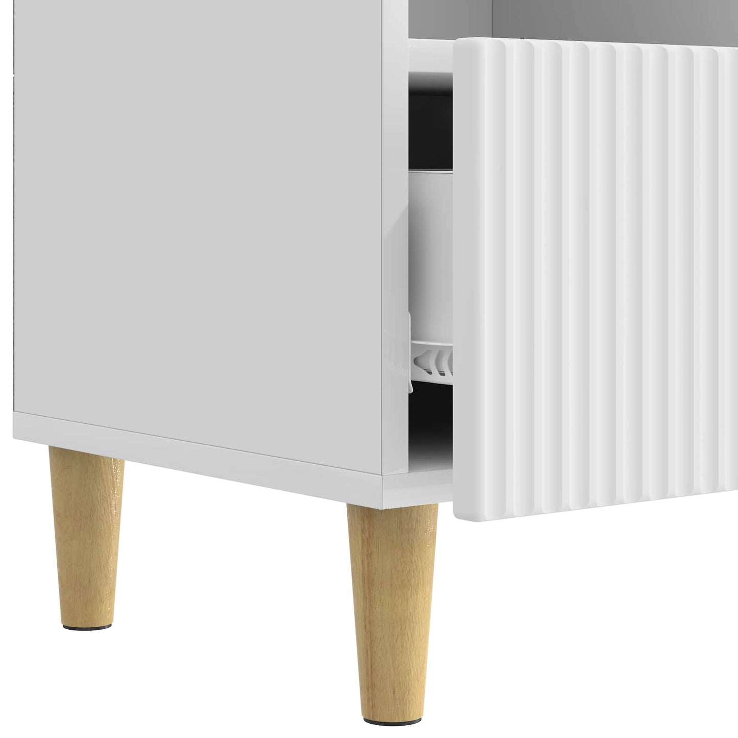 TV-skåp Vit högglans 102 x 34,5 x 50 cm Konstruerat trä