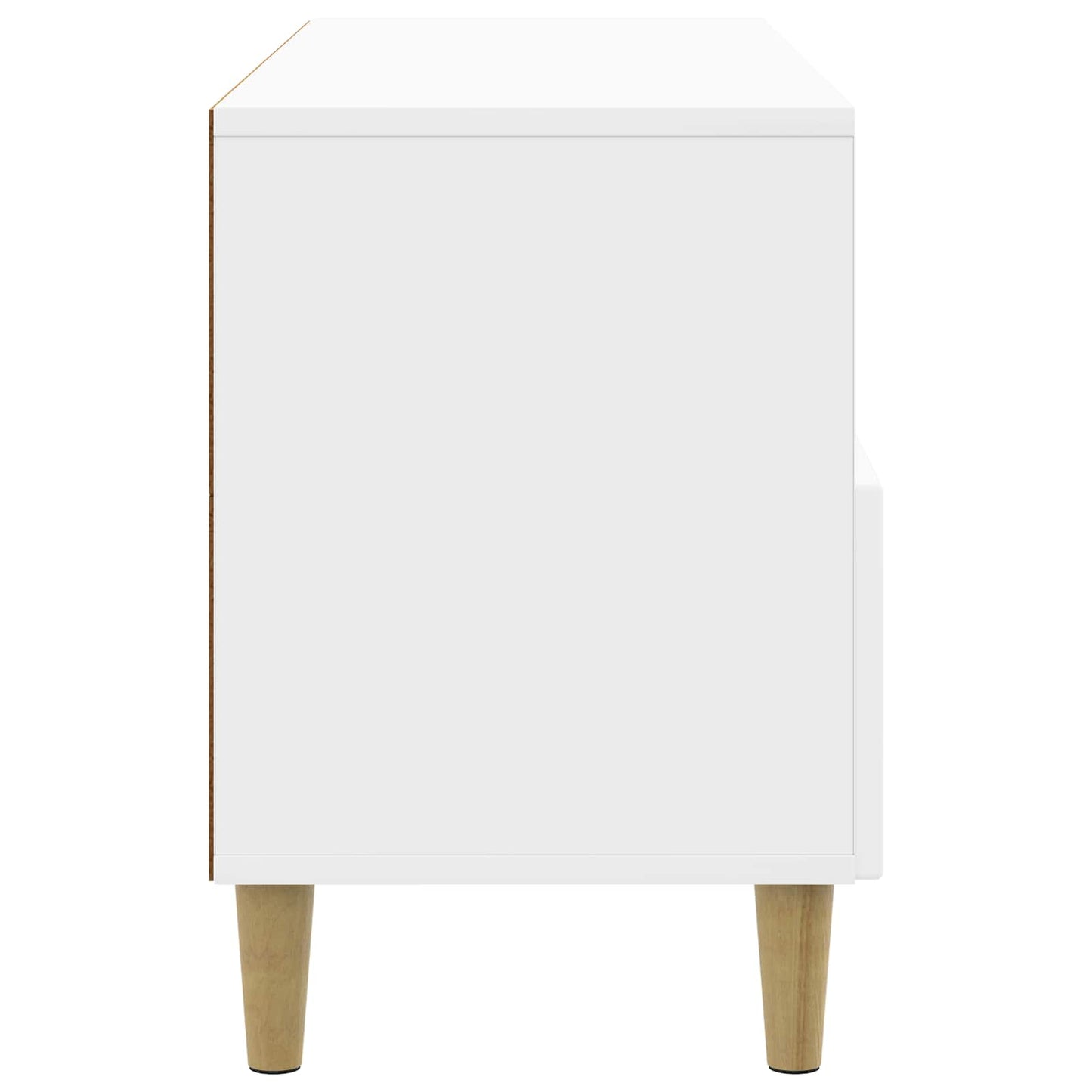 TV-skåp Vit högglans 102 x 34,5 x 50 cm Konstruerat trä