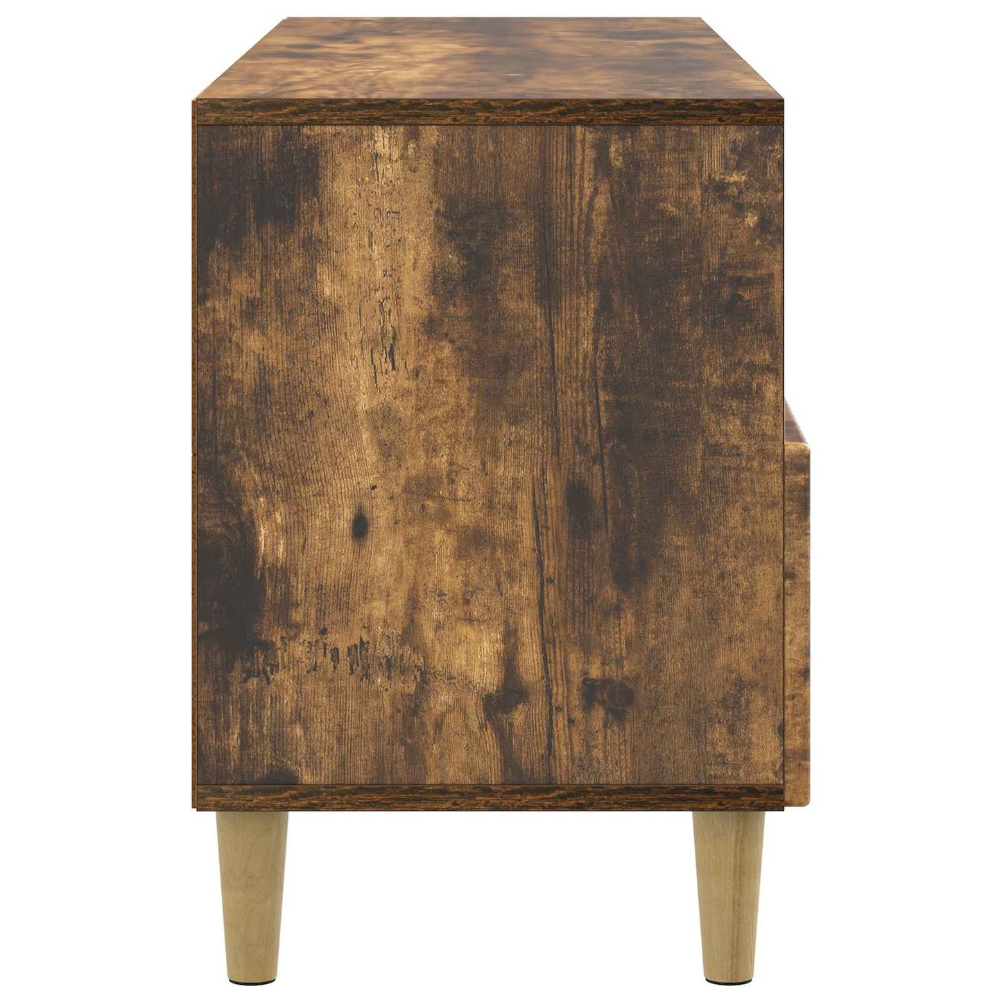 TV-skåp med låda Rökt ek 102 x 34,5 x 50 cm Konstruerat trä