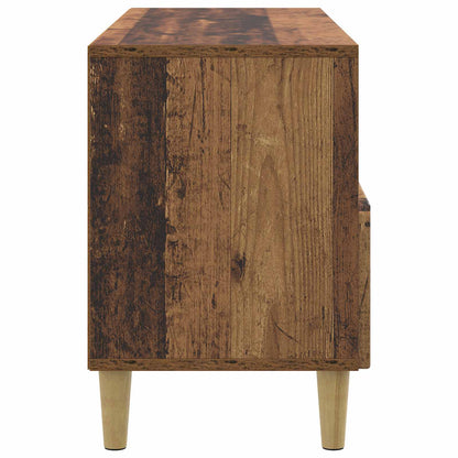 TV-skåp med låda Gammalt trä 102 x 34,5 x 50 cm Konstruerat trä