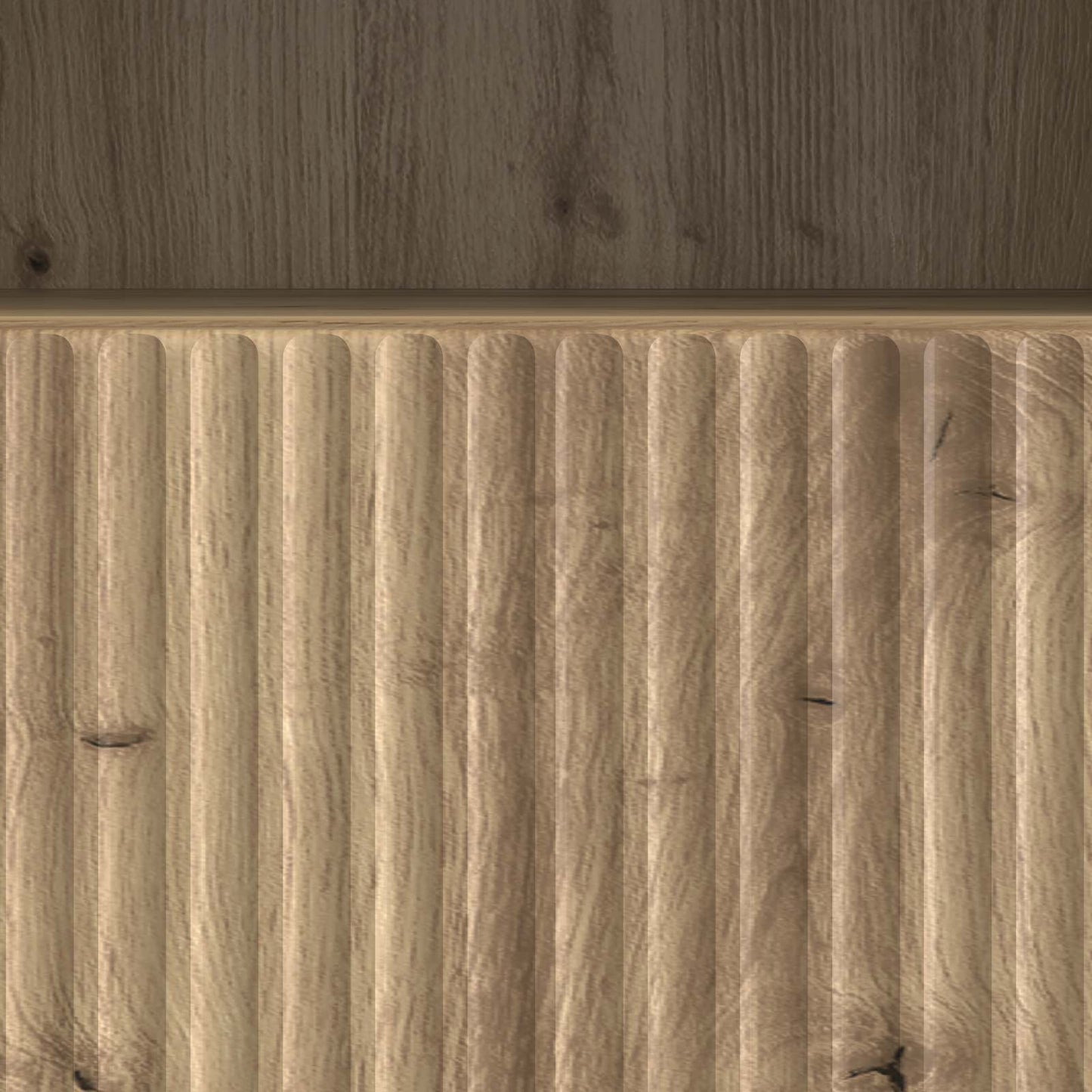 TV-skåp med låda Artisan-ek 102 x 34,5 x 50 cm Konstruerat trä