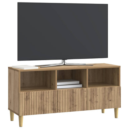 TV-skåp med låda Artisan-ek 102 x 34,5 x 50 cm Konstruerat trä