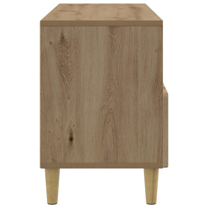 TV-skåp med låda Artisan-ek 102 x 34,5 x 50 cm Konstruerat trä