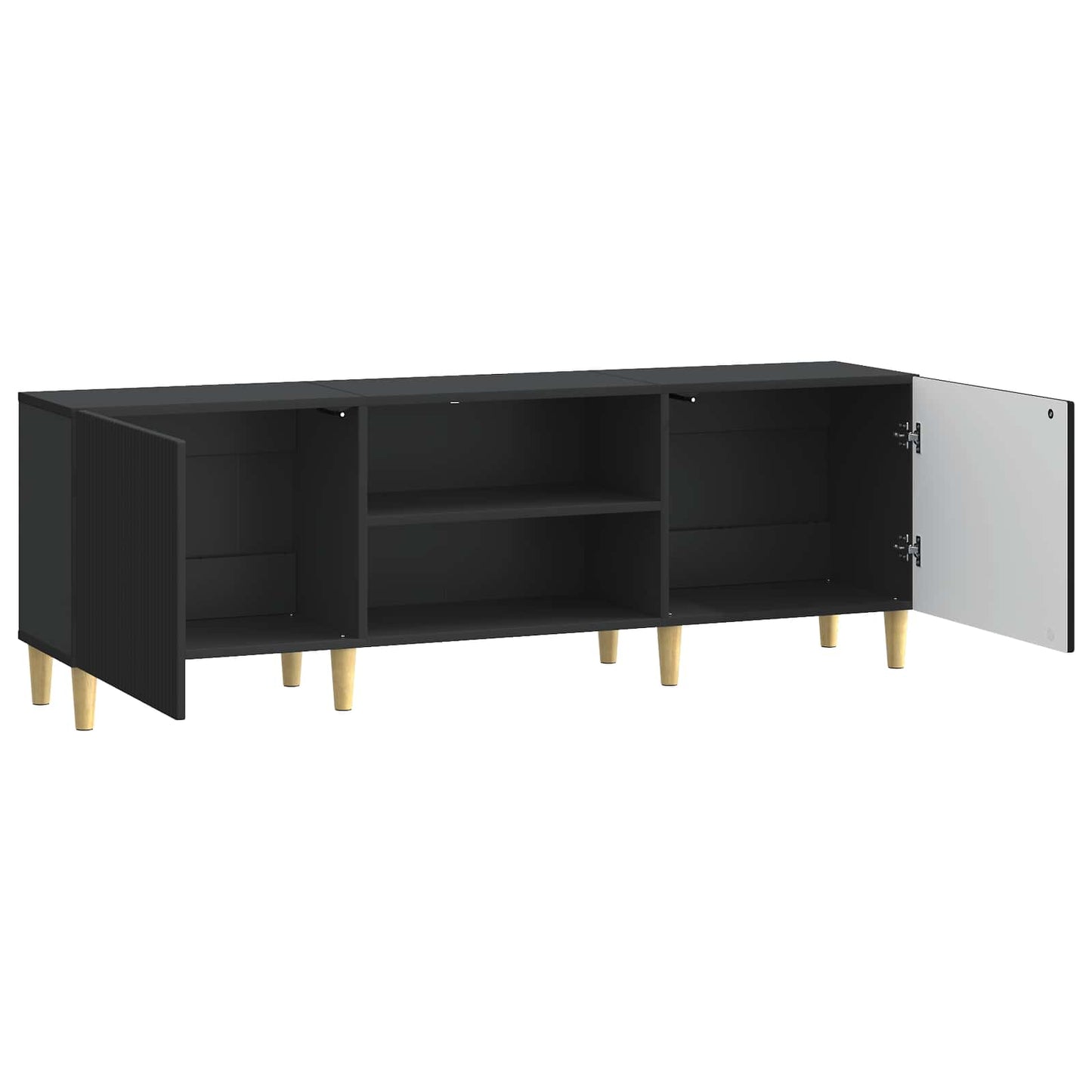 TV-skåp Svart 150 x 31 x 50 cm Konstruerat trä