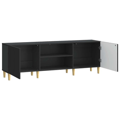 TV-skåp Svart 150 x 31 x 50 cm Konstruerat trä