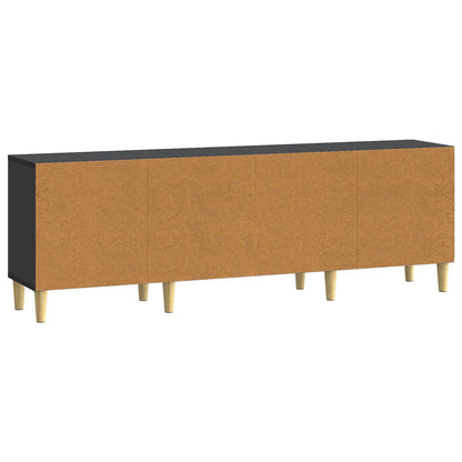 TV-skåp Svart 150 x 31 x 50 cm Konstruerat trä