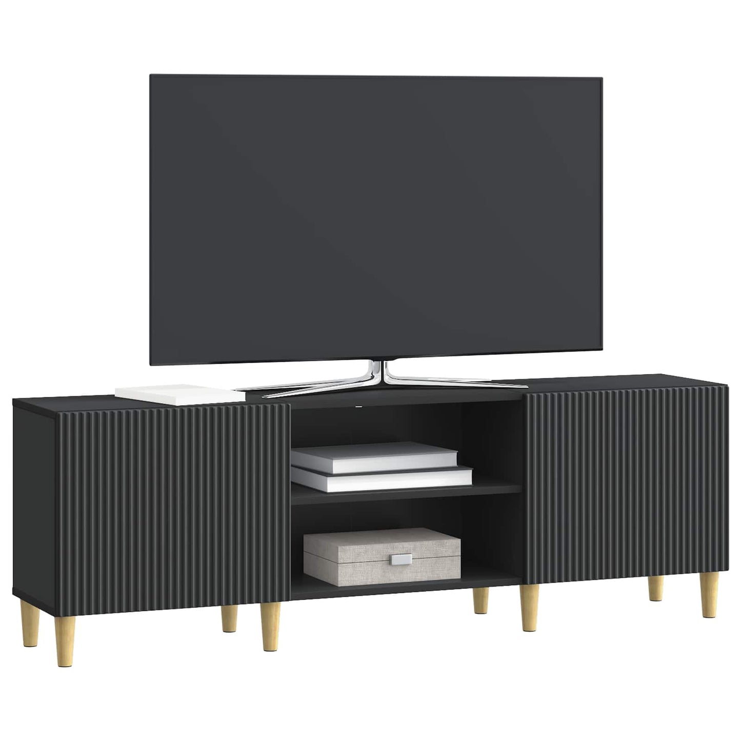 TV-skåp Svart 150 x 31 x 50 cm Konstruerat trä