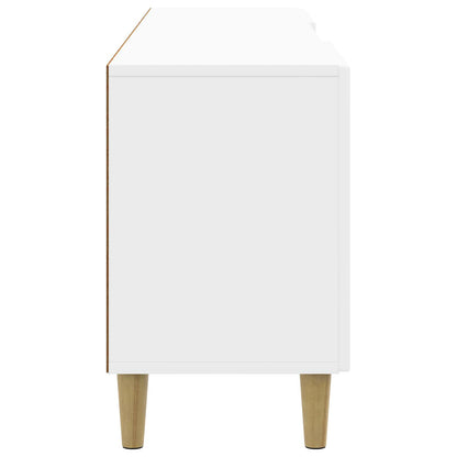 TV-skåp Vit högglans 150 x 31 x 50 cm Konstruerat trä