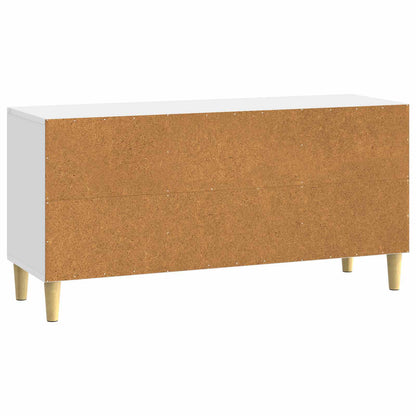 TV-skåp Vit högglans 102 x 34,5 x 50 cm Konstruerat trä