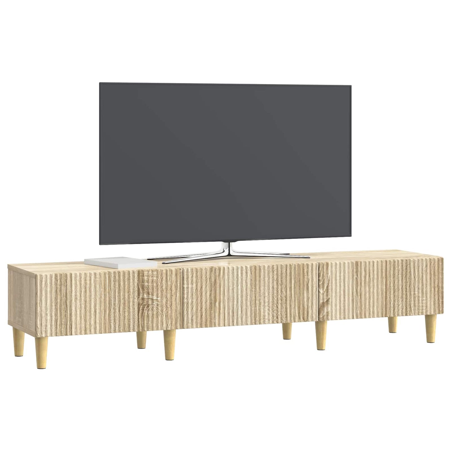 TV-skåp med låda Sonoma-ek 147 x 34,5 x 30 cm Konstruerat trä