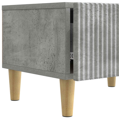 TV-skåp med låda Betonggrå 147 x 34,5 x 30 cm Konstruerat trä