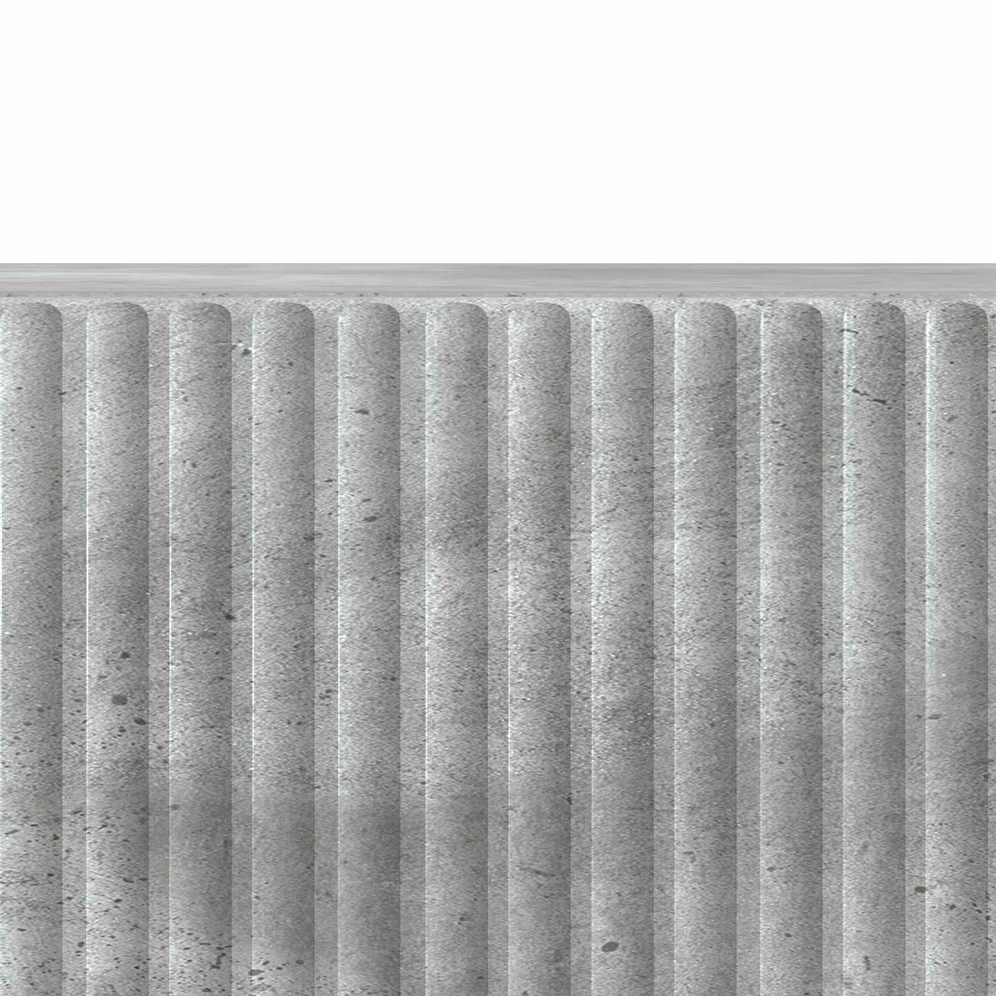 TV-skåp med låda Betonggrå 147 x 34,5 x 30 cm Konstruerat trä
