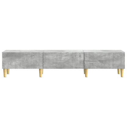 TV-skåp med låda Betonggrå 147 x 34,5 x 30 cm Konstruerat trä