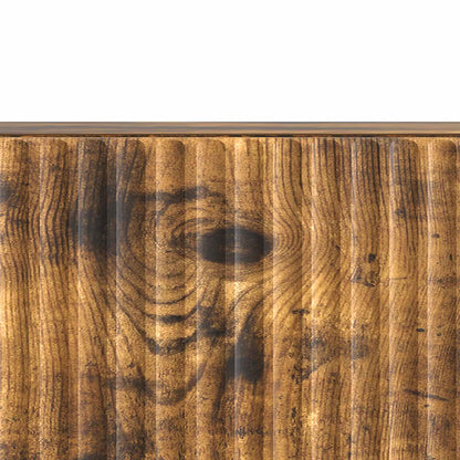TV-skåp med låda Rökt ek 147 x 34,5 x 30 cm Konstruerat trä