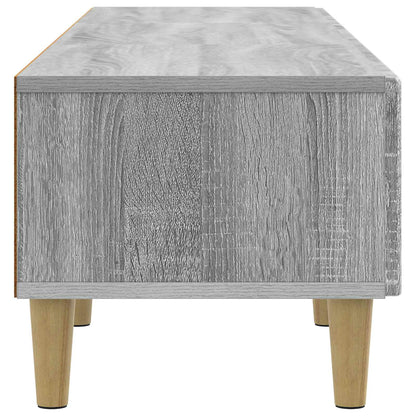 TV-skåp Grå sonoma-ek 147 x 34,5 x 30 cm Konstruerat trä